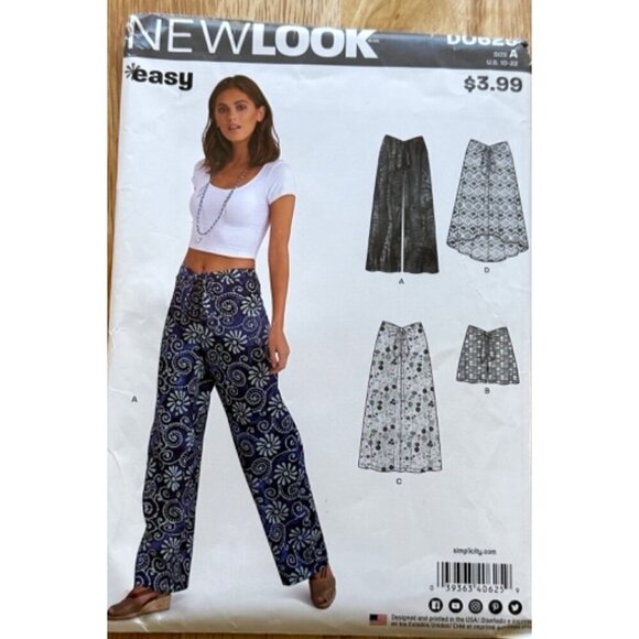 NEWLOOK #D0625 Women's Pattern Seven Sizes in One 10 - 22 Uncut  Sku 0248 - Picture 2 of 4